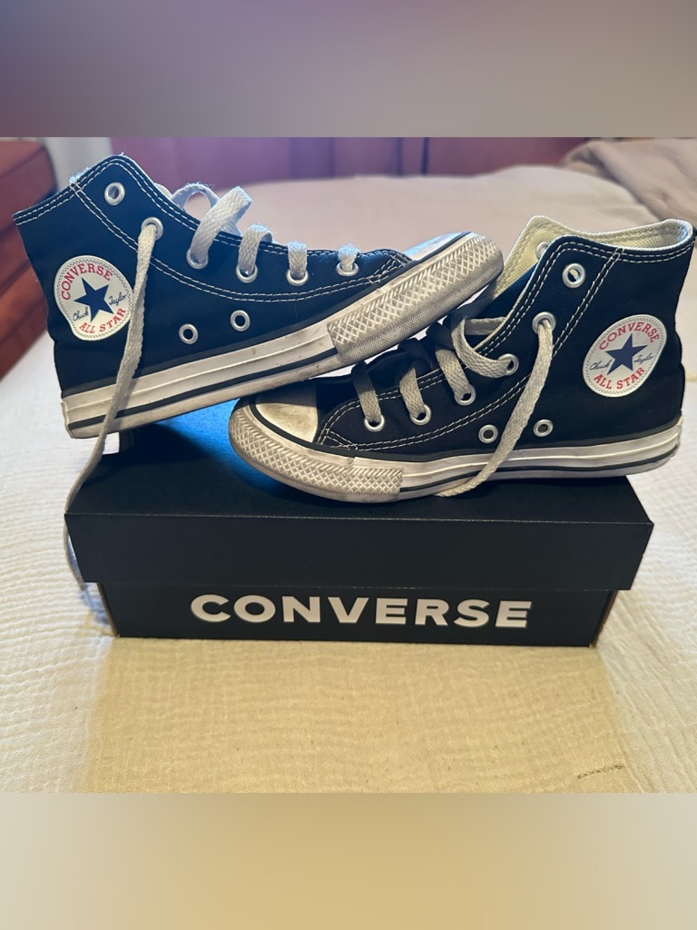 Converse Kids Black High Top Sneakers